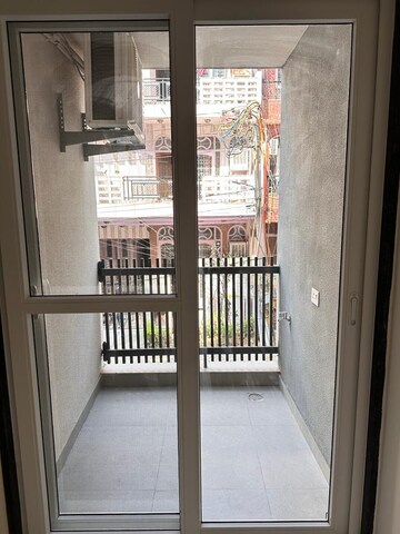 Balcony in 3 BHK Builder Floor at Sarvapriya Vihar – for Rent