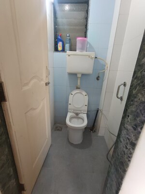 Bathroom in 1 BHK Apartment at Aakar Residency, Kavesar – for Sale