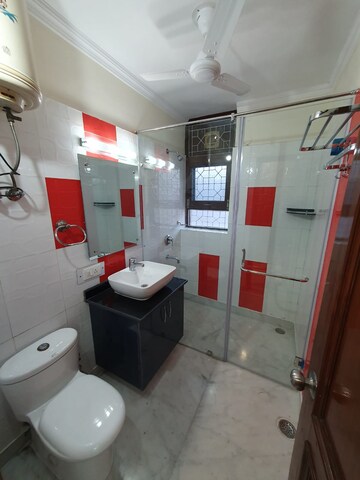 Master Bedroom in 4 BHK Builder Floor at Sarvodaya Enclave – for Rent