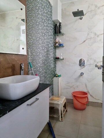 Bathroom in 2.5 BHK Builder Floor at Tilak Nagar – for Rent