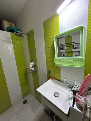 Bathroom in 2 BHK Builder Floor at Pamposh Enclave – for Rent