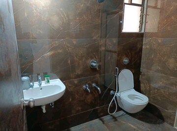 Bathroom in 2 BHK Apartment at Cosmos Horizon Phase 2, Pokhran Road No Two – for Rent