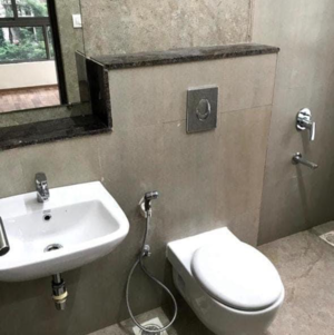 Bathroom in 2 BHK Apartment at Runwal Forests, Dockyard Colony – for Sale