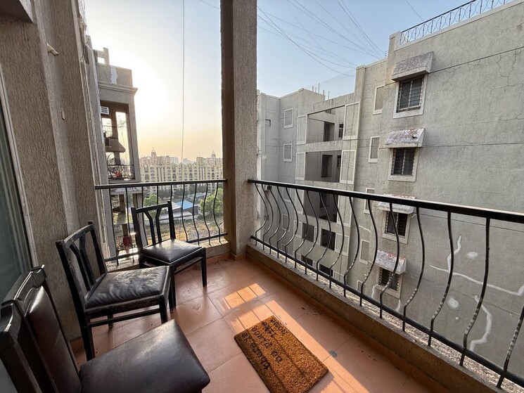 Balcony, goel-ganga-carnation 2 Bedroom 1360 Sq.Ft. Apartment In Koregaon Park Pune 8669473