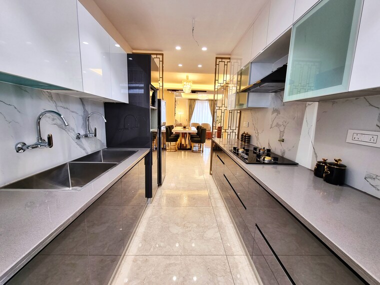 Kitchen, ambala highway 3 Bedroom 1888 Sq.Ft. Apartment In Ambala Highway Zirakpur 8669508