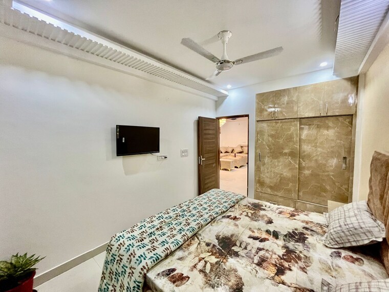 Bedroom, pir machalla 3 Bedroom 1750 Sq.Ft. Apartment In Pir Machalla Zirakpur 8669524