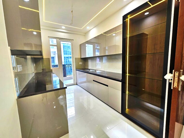 Kitchen, pir machalla 3 Bedroom 1550 Sq.Ft. Apartment In Pir Machalla Zirakpur 8669529