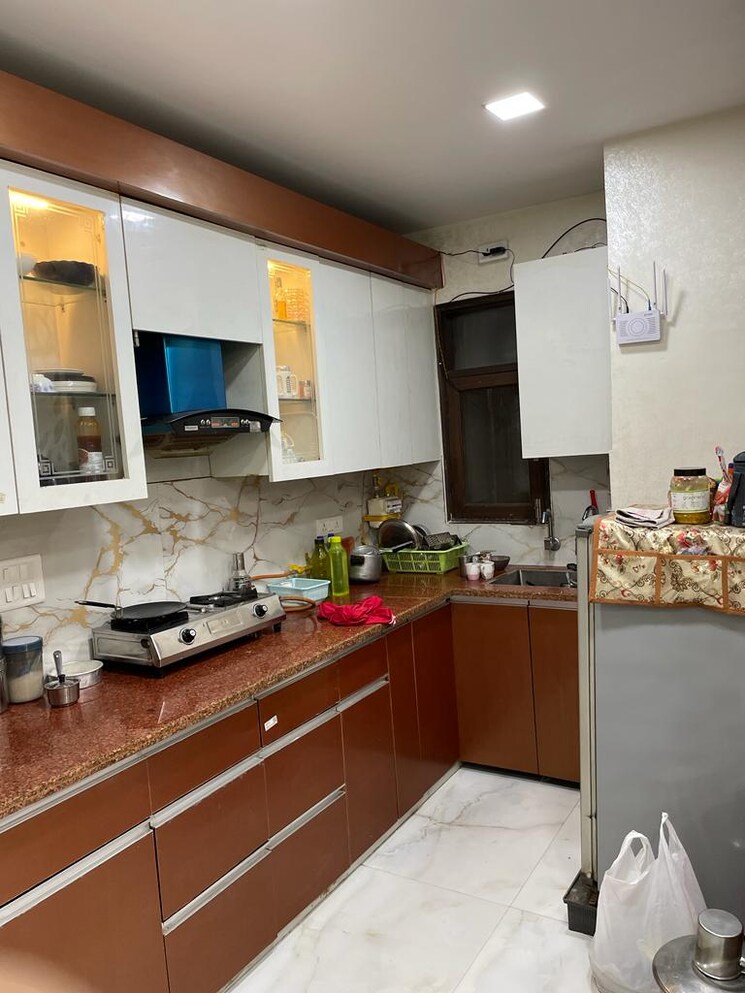 Kitchen, pratap vihar 2 Bedroom 800 Sq.Ft. Builder Floor In Pratap Vihar Ghaziabad 8669562