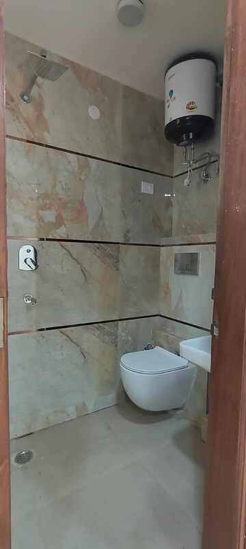 Bathroom in 3 BHK Builder Floor at Chattarpur – for Rent