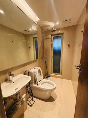 Bathroom in 3 BHK Apartment at One Hiranandani Park, Ghodbunder Road – for Rent