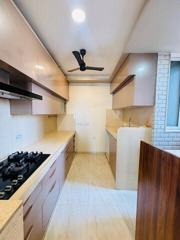 Kitchen in 3 BHK Apartment at One Hiranandani Park, Ghodbunder Road – for Rent