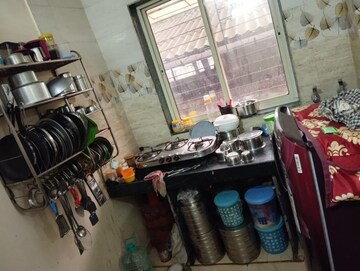 Kitchen in 1 RK Apartment at Naisha Heights, Dombivli West – for Sale