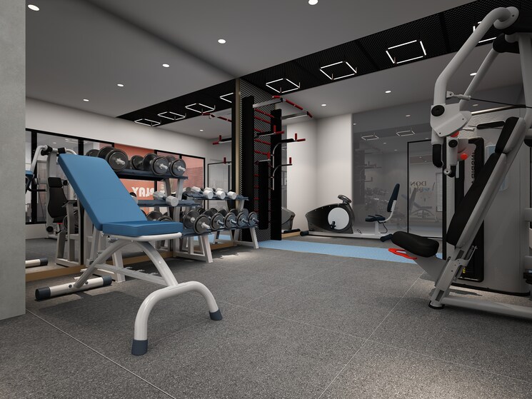 Gym, ariha-vincere 2 Bedroom 672 Sq.Ft. Apartment In Goregaon West Mumbai 8669998