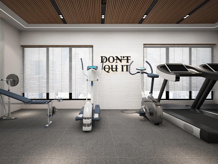 Gym, ariha-vincere 2 Bedroom 672 Sq.Ft. Apartment In Goregaon West Mumbai 8669998