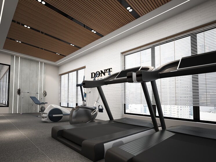 Gym, ariha-vincere 2 Bedroom 672 Sq.Ft. Apartment In Goregaon West Mumbai 8669998