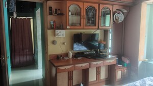 Master Bedroom in 1 BHK Apartment at Highland Residency CHSL, Balkum Pada – for Sale