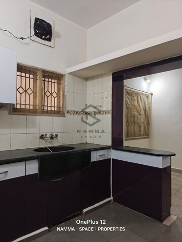Kitchen in 2 BHK Builder Floor at Hsr Layout – for Rent