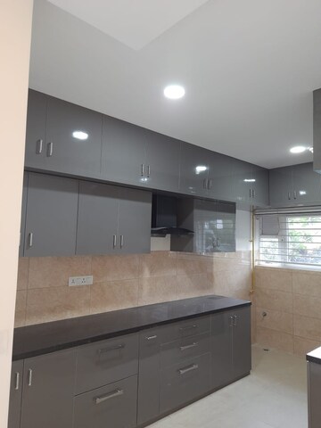 Kitchen in 3 BHK Apartment at Prestige High Fields, Gachibowli – for Rent