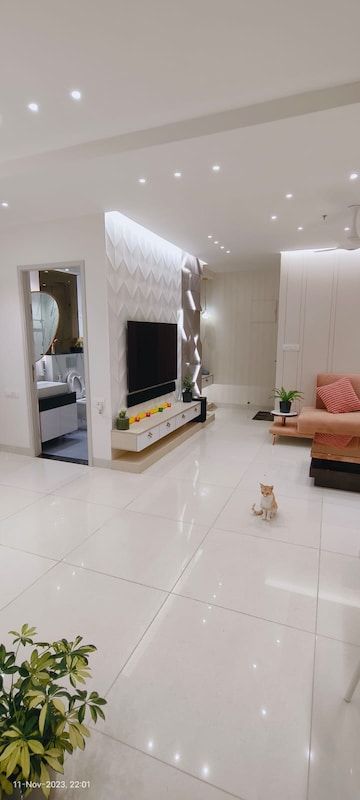 Living Room in 3 BHK Apartment at Prestige Elm Park, Whitefield – for Sale