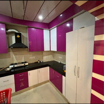 Kitchen in 3 BHK Apartment at VVIP Addresses, Raj Nagar Extension – for Sale