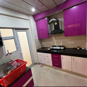Kitchen in 3 BHK Apartment at VVIP Addresses, Raj Nagar Extension – for Sale