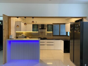 Kitchen in 2 BHK Builder Floor at Paranjape Blue Ridge, Hinjewadi – for Rent