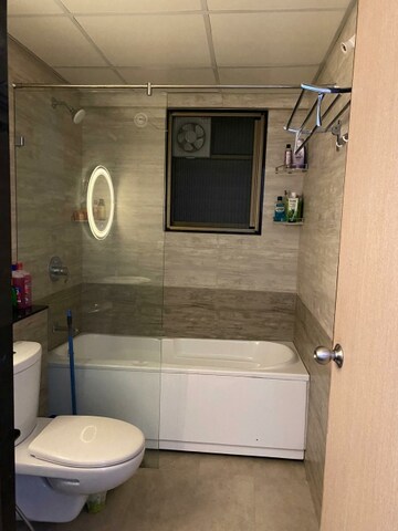Bathroom in 2 BHK Builder Floor at Paranjape Blue Ridge, Hinjewadi – for Rent
