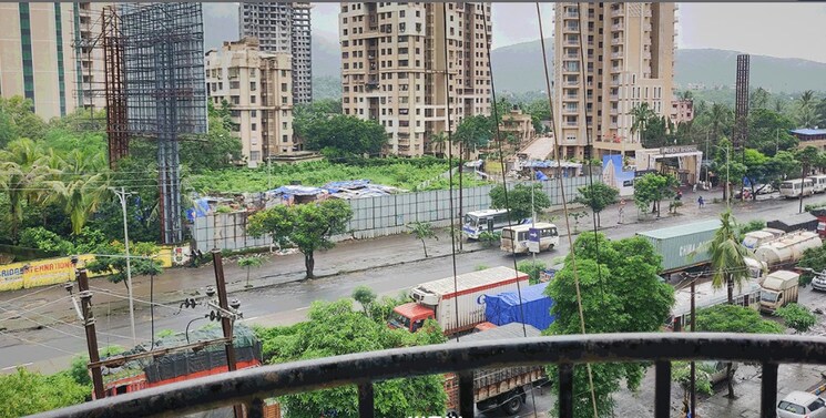 Balcony, om-sai-plaza 2 Bedroom 850 Sq.Ft. Apartment In Ghodbunder Road Thane 8670443