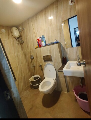 Bathroom in 1 BHK Apartment at Lodha Amara, Kolshet Road – for Sale