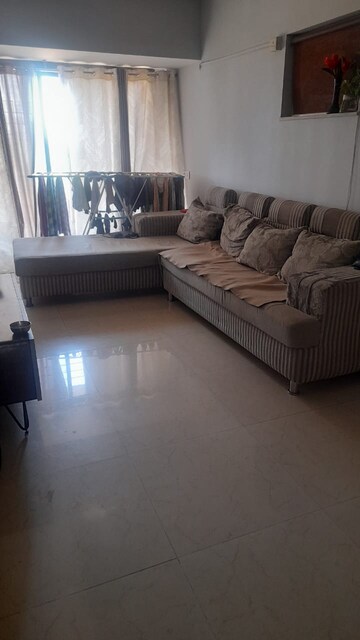 Living Room in 1 BHK Apartment at Palm Spring Centre, Malad West – for Rent