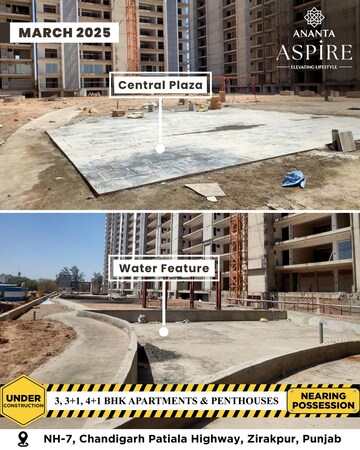 4 BHK Apartment – Exterior View View at The Ananta Aspire, Utrathiya - for Sale
