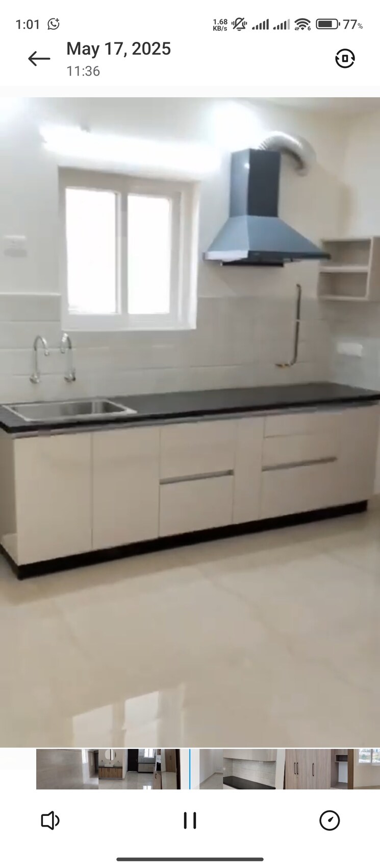 Kitchen, niharika-skyline 3 Bedroom 2150 Sq.Ft. Apartment In Khajaguda Hyderabad 8670586