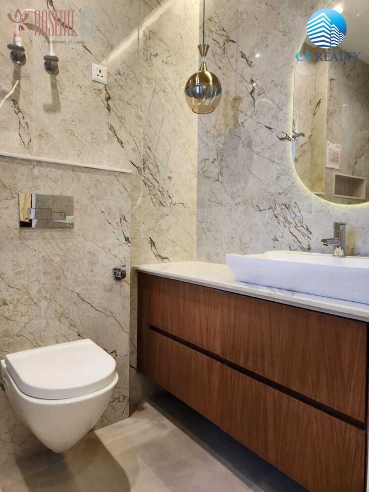 Bathroom, unitech-harmony 4 Bedroom 3329 Sq.Ft. Apartment In Sector 50 Gurgaon 8670630