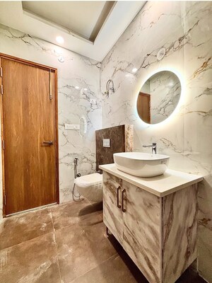 Bathroom in 3 BHK Builder Floor at Puri Kohinoor, Sector 89 – for Sale