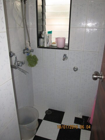 Bathroom in 2 BHK Apartment at Sahyog Oshi, Oshiwara – for Rent
