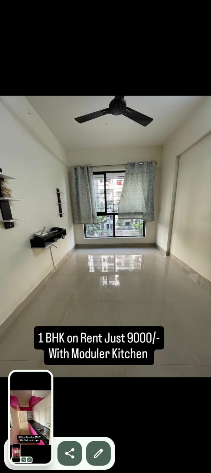1 BHK Apartment For Rent in Lodha Palava Crown