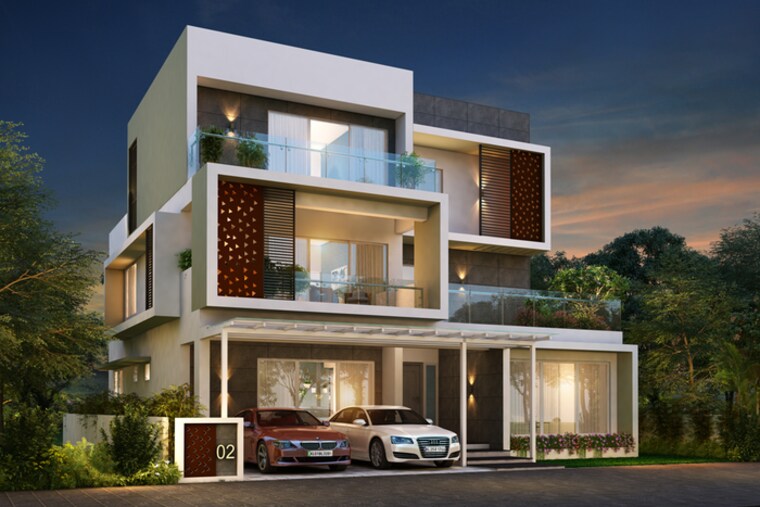 Exterior View, ottapalam 3 Bedroom 1250 Sq.Ft. Villa In Ottapalam Palakkad 8671037