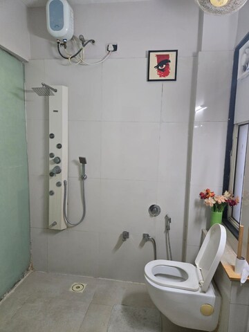 Bathroom in 3 BHK Apartment at Thaltej – for Rent