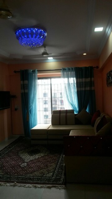 Living Room in 1 BHK Apartment at Galaxy Heights, Goregaon West – for Rent