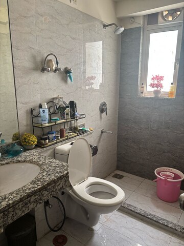 Bathroom in 3 BHK Apartment at M3M Woodshire, Sector 107 – for Rent