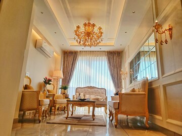Living Room in 3 BHK Apartment at Green Valley Residencia, Ghazipur – for Sale