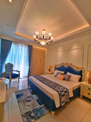 Living Room in 3 BHK Apartment at Green Valley Residencia, Ghazipur – for Sale