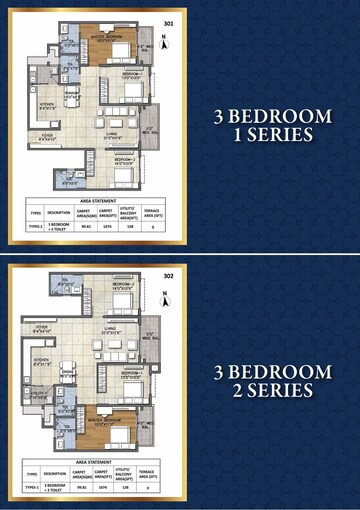 Floor Plan in 2 BHK Apartment at Ajmera Lakeside Paradise, Yelahanka – for Sale