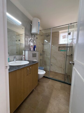 Bathroom in 4 BHK Builder Floor at Sector 46 – for Rent