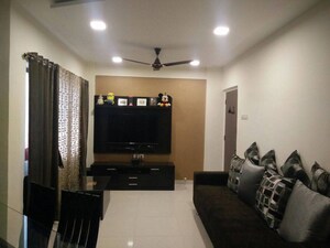Living Room in 3 BHK Apartment at Agarwal Vrindavan Gardens, Vasai East – for Sale