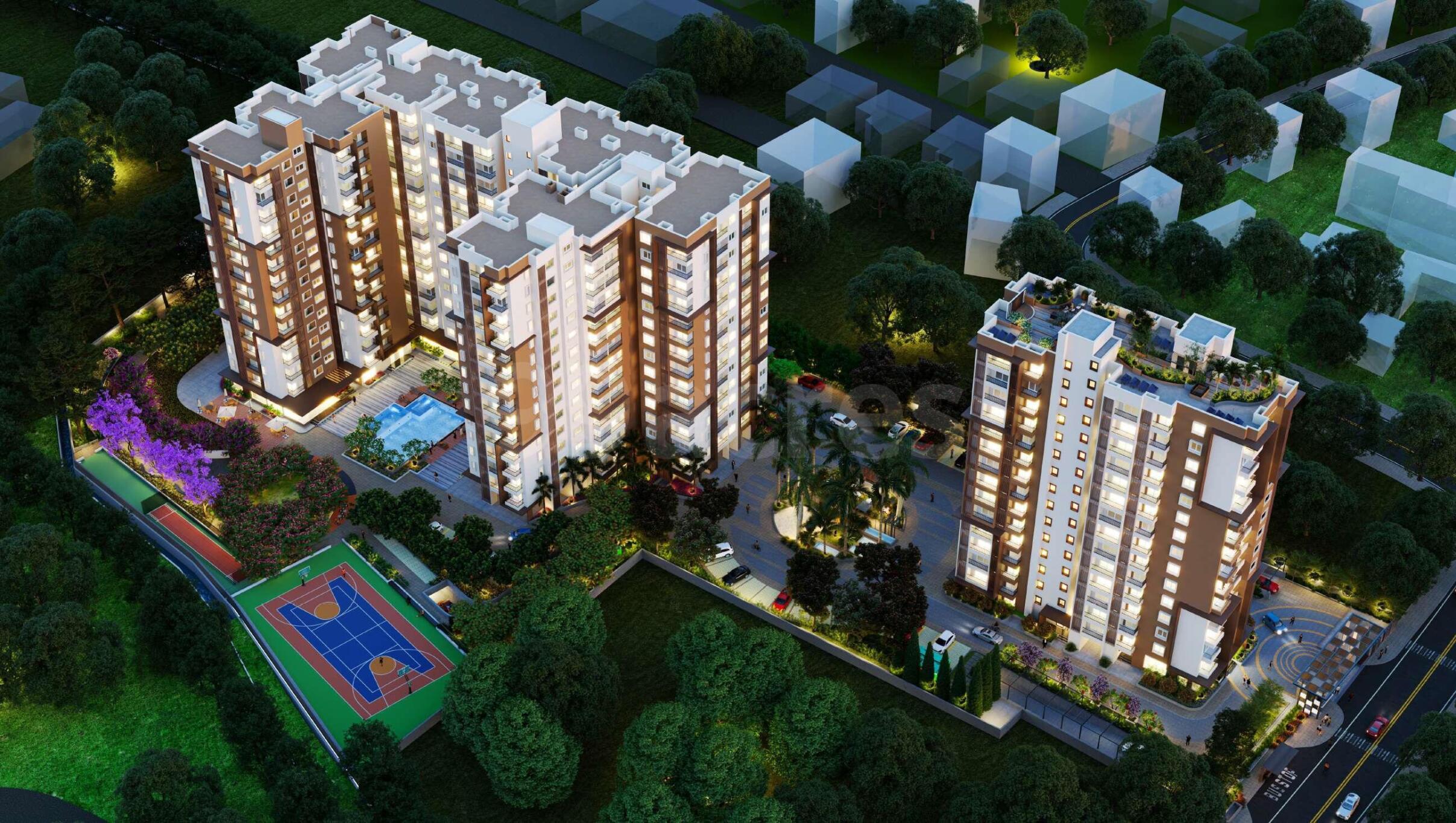 2.5 BHK 1265 Sq.Ft. Apartment in Meenakshi High Life Towers