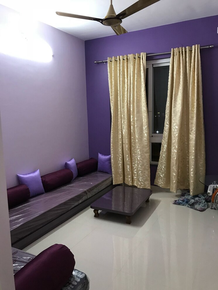 Living Room, terraform-petunia 1.5 Bedroom 450 Sq.Ft. Apartment In Kasarvadavali Thane 8671428