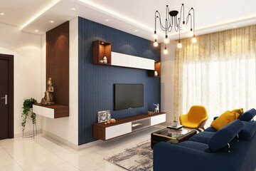 Living Room in 3 BHK Apartment at Godrej Riverine, Sector 44 – for Sale