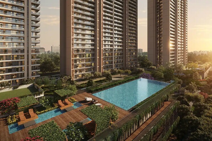 Swimming Pool, godrej-riverine 3 Bedroom 2700 Sq.Ft. Apartment In Sector 44 Noida 8671460