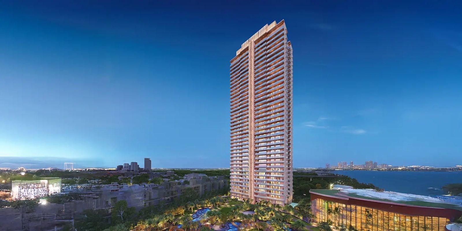 4 BHK + Study Room 3700 Sq.Ft. Apartment in Godrej Riverine